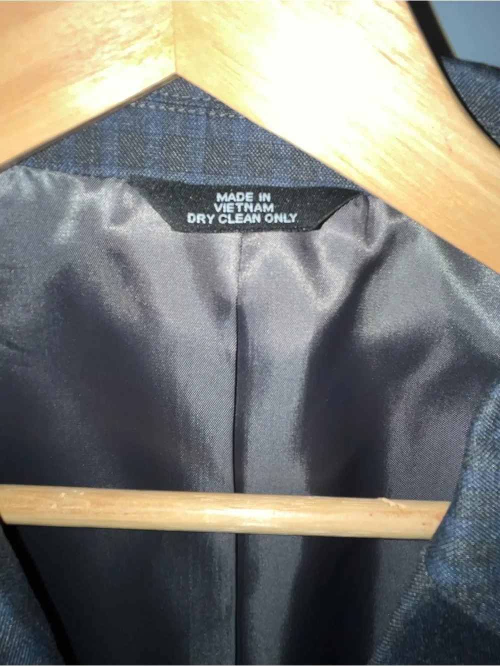 Men's Charcoal Gray Two-Button Blazer